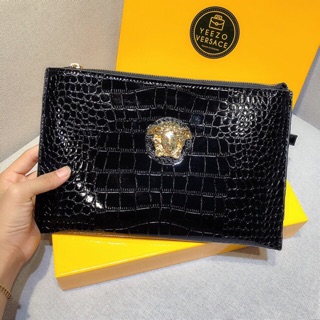 [Có hộp] Ví cầm tay nam/ nữ da rắn hàng xịn xò