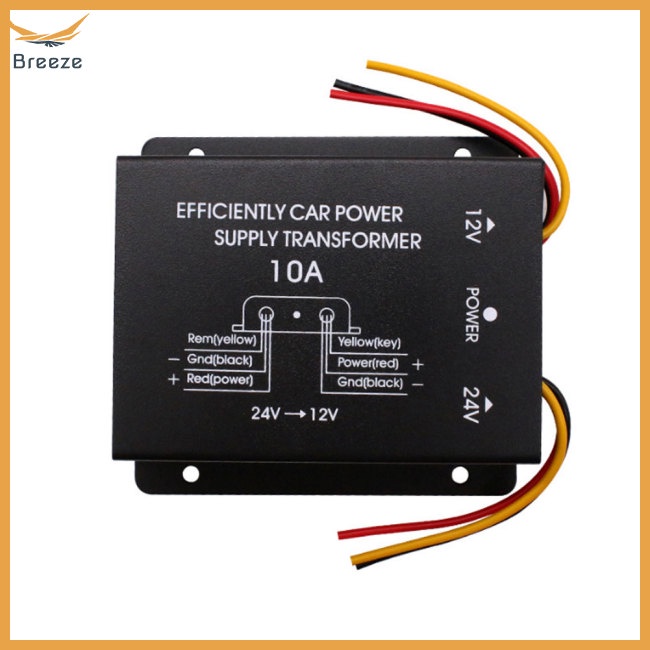 Bộ Chuyển Đổi Nguồn Xe Hơi 10a 24v Sang 12v Đa Năng Tiện Dụng