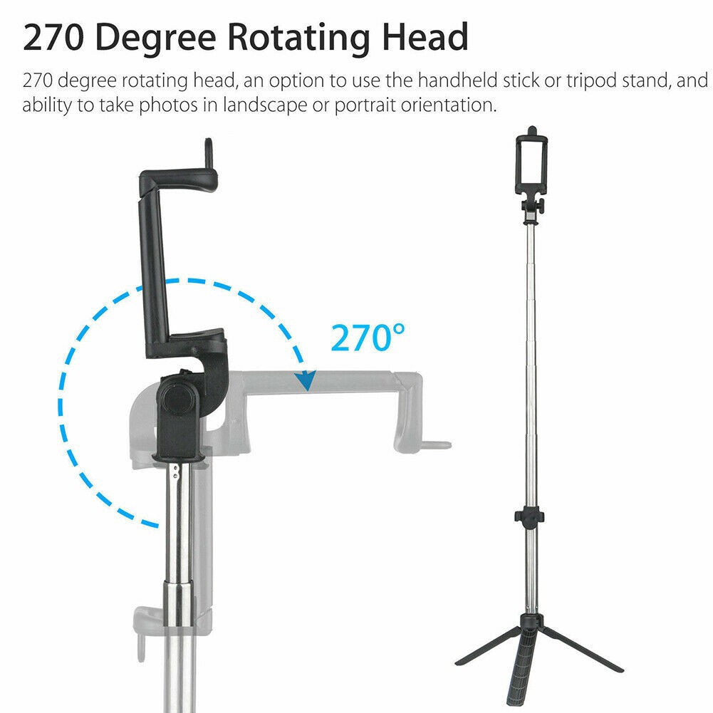 Chân đế kiêm thanh chụp ảnh bluetooth thông dụng cho iPhone Samsung OPPO | BigBuy360 - bigbuy360.vn