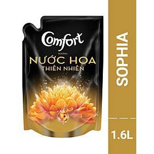 Nước Xả Vải Comfor Hương Nước Hoa Thiên Nhiên Thơm Lâu Cuốn Hút 1.6L (xanh,tím,vàng)