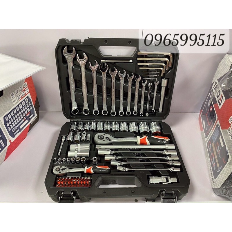 Bộ Dụng Cụ Sửa Chữa 1/4" & 1/2" 77 chi tiết YATO YT-38781