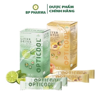 Bột sủi thanh nhiệt opticool liver detox làm mát cơ thể, tăng cường chức năng gan.