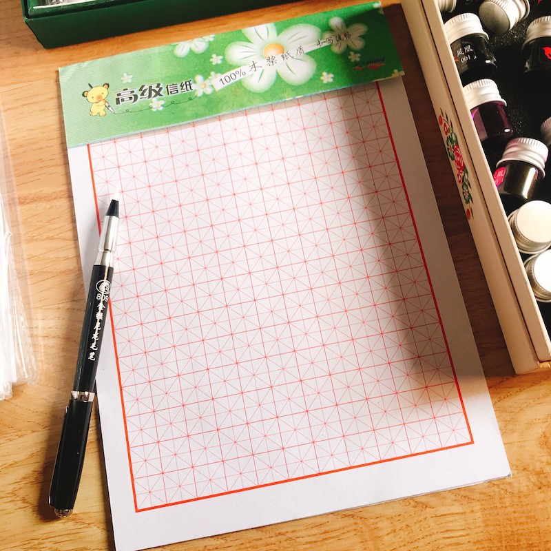 Sách - Combo Sách 123 Thông Điệp + Bút lông bơm mực bút máy + Lọ mực xịn Fenghuang