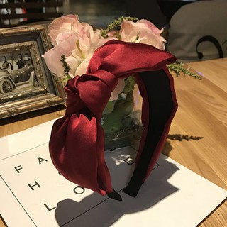 Băng đô bờm tóc thắt nơ bản to cute xinh xắn