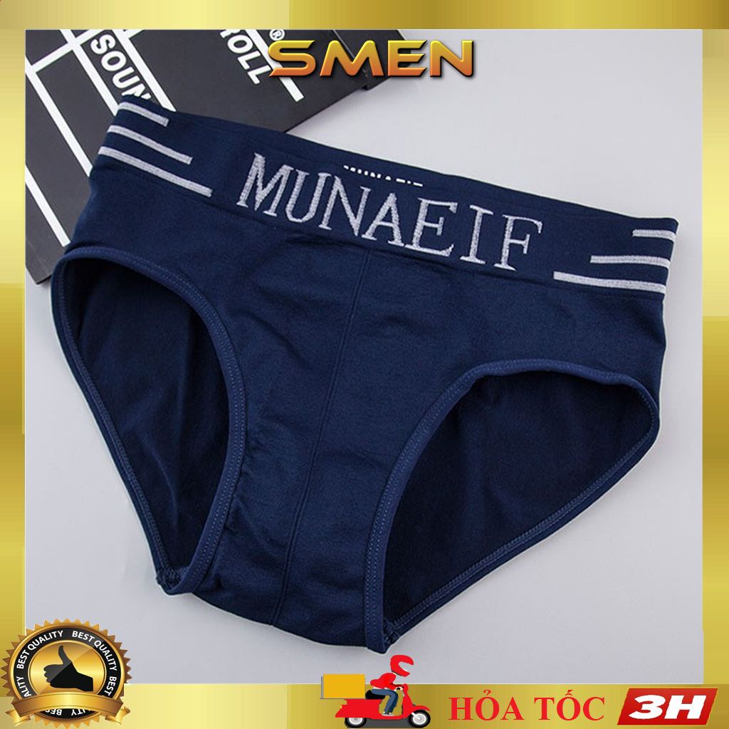 Quần sịp nam tam giác dệt kim, quần lót nam tam giác Munafie cao cấp SC03 - SMEN