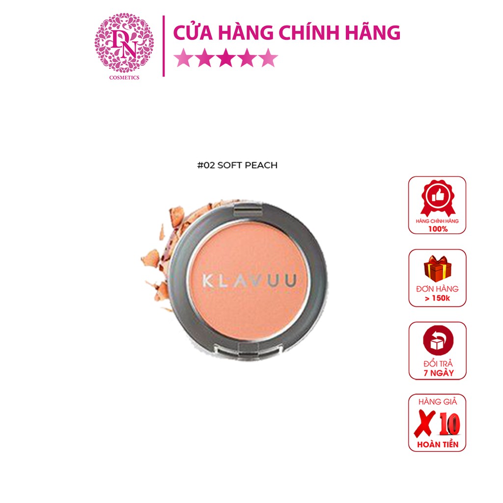 Phấn Má Hồng Klavuu Natural Powder Blusher 5.5g