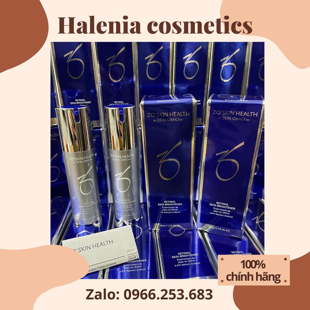 Kem dưỡng sáng da chống lão hoá Zo Retinol Skin Brightener re0.5 re1.0 50ml