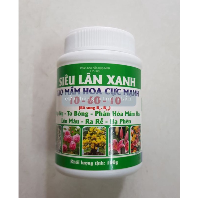 phân bón siêu lân xanh 10.60.10