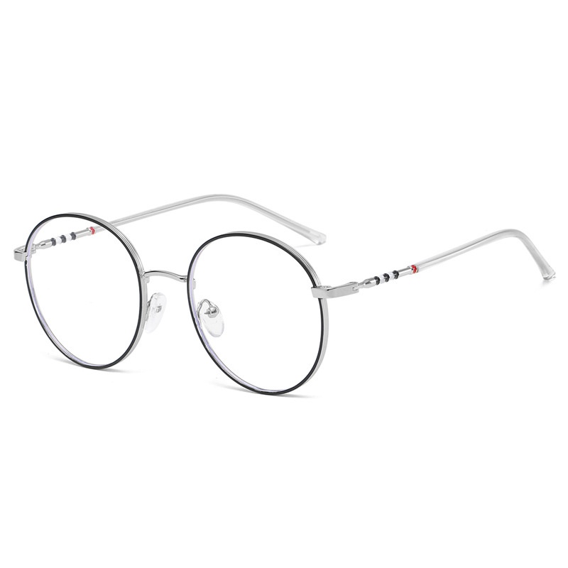 VIENDO Kính Cận Gọng Kim Loại Tròn Đổi Màu Chống Ánh Sáng Tia UV Ánh Sáng Xanh Cắt Kính Cận Theo Yêu Cầu Nam Nữ