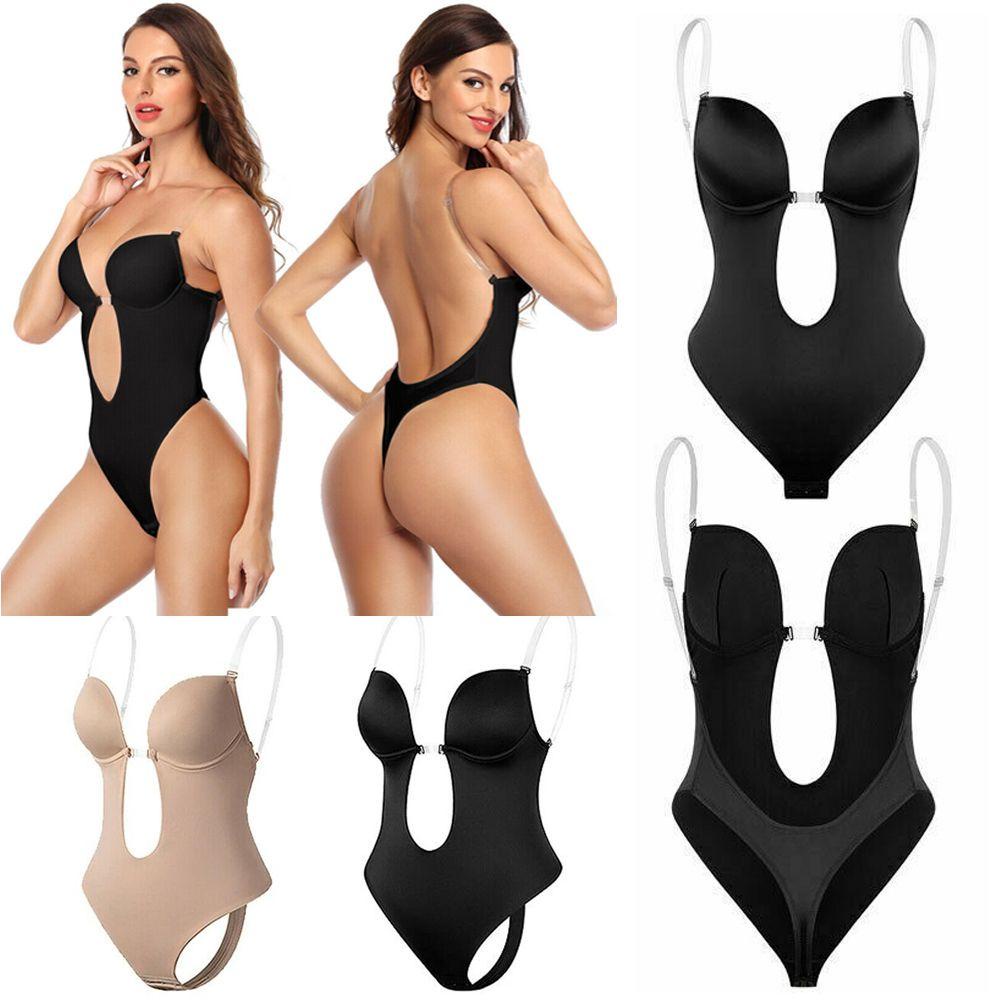 Set đồ lót nữ liền mảnh không lưng hình chữ U họa tiết dây