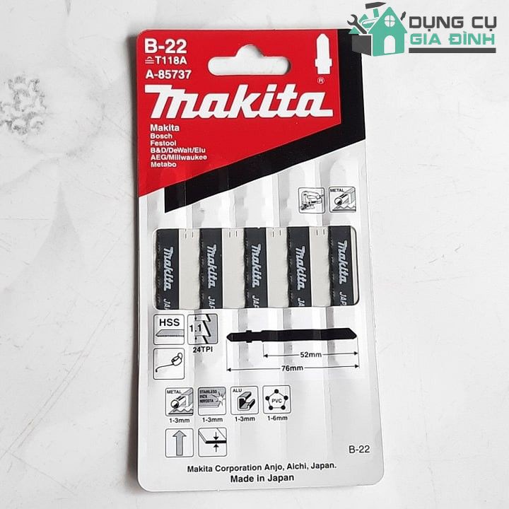 Lưỡi cưa lọng cắt sắt MAKITA A-85737