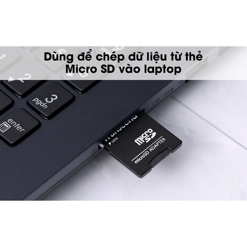 Adapter thẻ nhớ chuyển đổi thẻ nhớ Micro SD  sang SD - Dùng cho máy ảnh Laptop, CAMERA