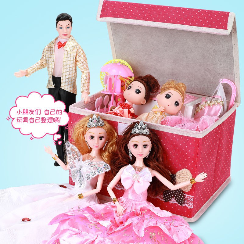 Bộ Đồ Chơi Trang Điểm Công Chúa Barbie Cỡ Lớn Dễ Thương Cho Bé Gái