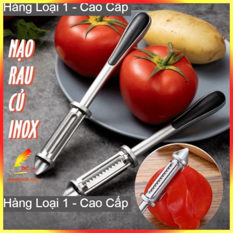 Nạo Rau Củ Inox Cao Cấp Bào Rau Củ - Dụng Cụ Nạo Bào Sợi Rau Củ Quả Đa Năng Gọt Vỏ Hoa Quả Trái Cây - tienichgiadungnhap