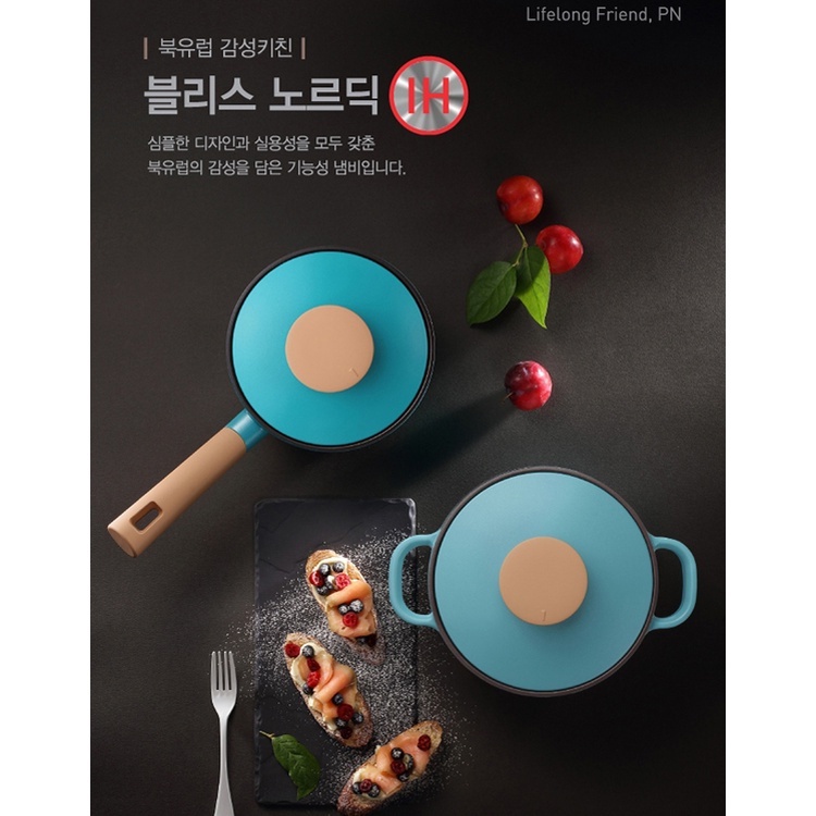 [Mã BMBAU300 giảm 10% đơn 499K] Nồi casserole Ceramic hiệu PN BNPT-20C(IH) [20cm – 2.3L] - Hàng chính hãng