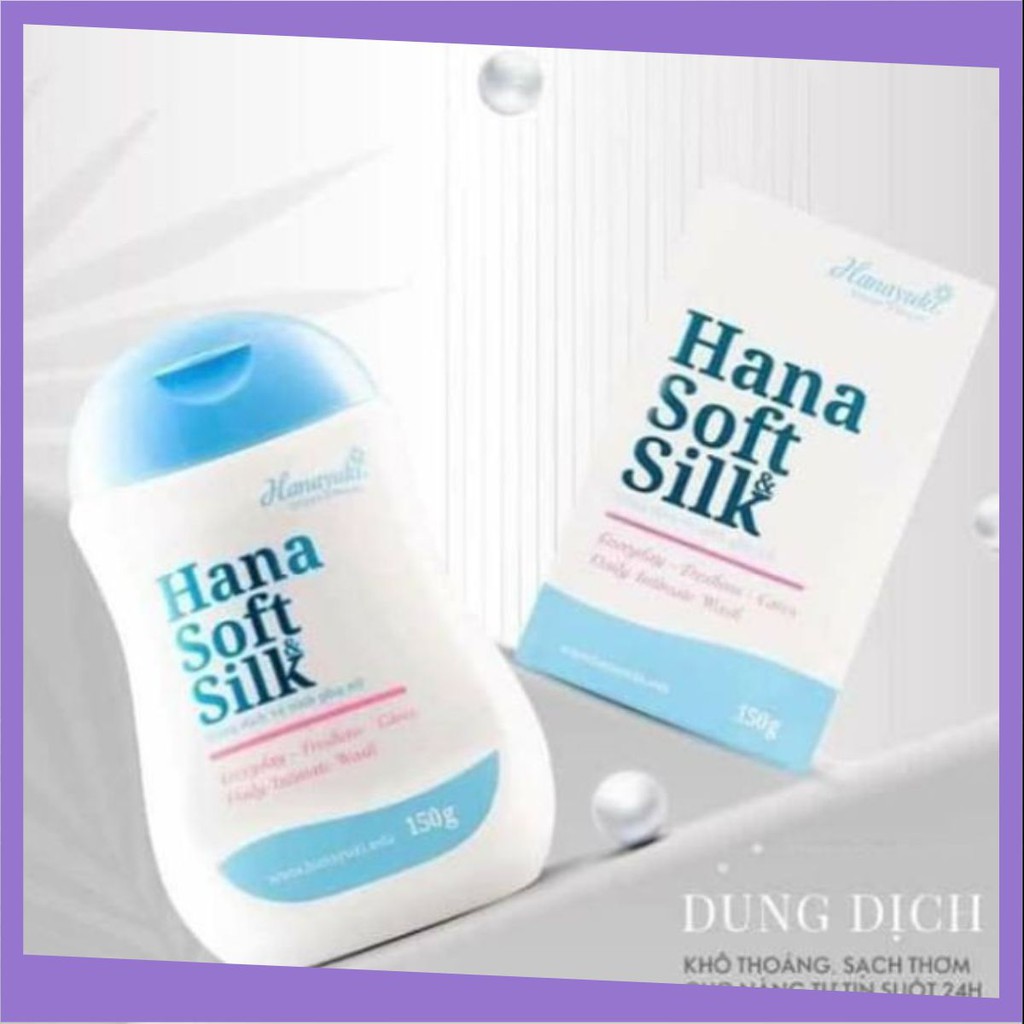 Hana Soft Silk - Dung Dich Vệ Sinh Phụ Nữ Hanayuki Sạch Mát, Thơm Tho ❤🆅