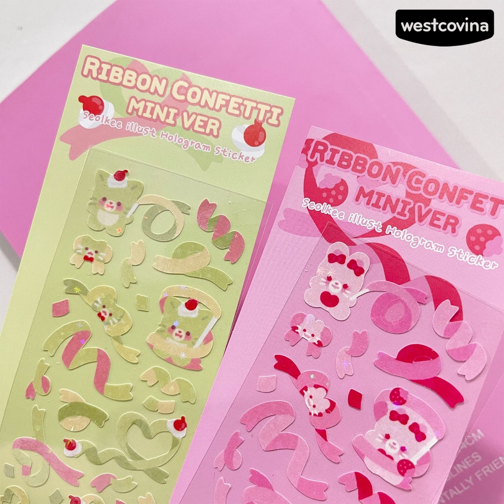 [Hot]✍Miếng Dán Bằng PVC Màu Laser Họa Tiết Gấu Dễ Thương Trang Trí Sổ Tay