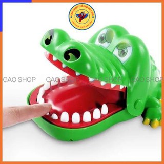 Đồ chơi khám răng cá sấu, trò chơi cá sấu cắn tay hàng loại 1 size lớn siêu to