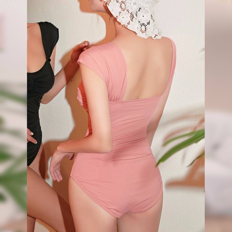(Có clip) Bikini liền thân mẫu 2020 cổ vuông form ôm tôn dáng 2CE hàng Quảng Châu BKN0030