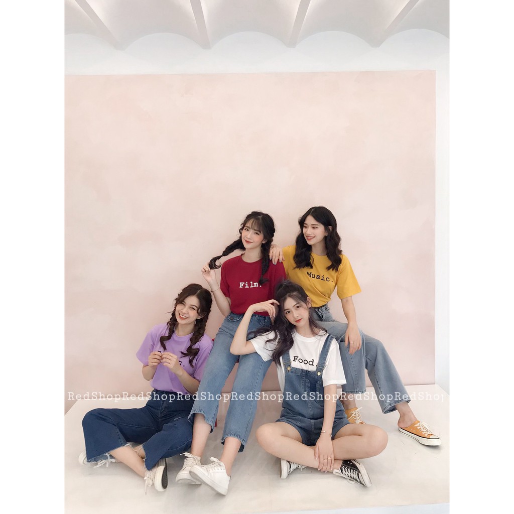 Áo Thun Nhóm Nam Nữ Nhiều Màu Tay Ngắn Cổ Tròn Nhiều Hoạt Tiết Vải Cotton Cao Cấp REDSHOP | BigBuy360 - bigbuy360.vn