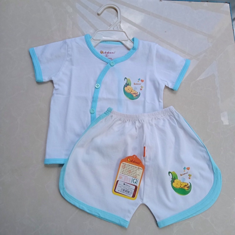 BỘ SƠ SINH CỘC TAY CÀI CHÉO NHIỀU HOẠ TIẾT - VẢI COTTON 100% CAO CẤP MỀM MẠI