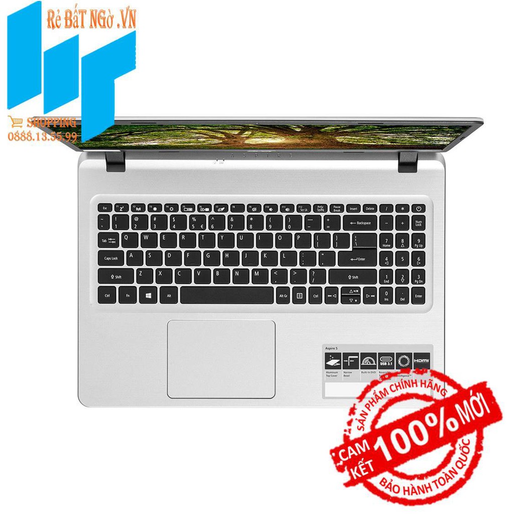Laptop Acer Aspire 5 A515-53-330E NX.H6CSV.001 15.6 inch FHD_i3-8145U_4GB_1TB HDD_Linux_2.1 kg