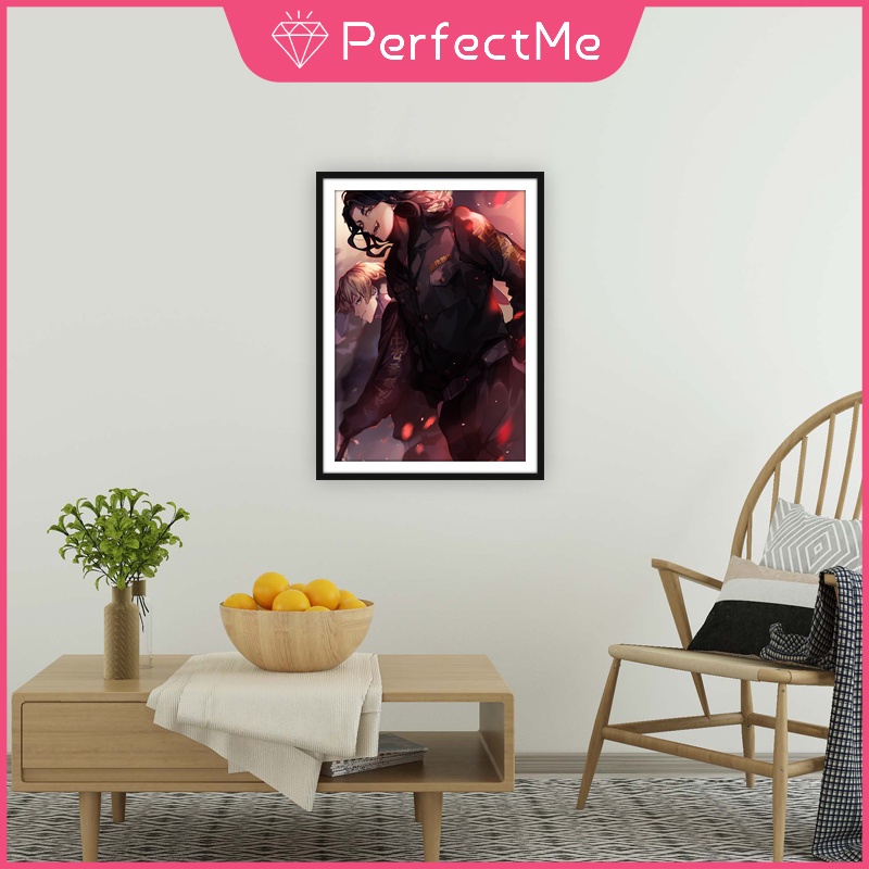 Tranh đính đá 5D họa tiết Anime Tokyo Revengers kích thước 30x40cm