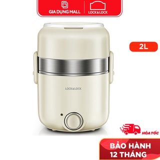 Hộp Cơm Cắm Điện Hâm Nóng Thức Ăn Văn Phòng Lock&Lock EJR226IVY (2 Lít)  - BH 12 tháng - Hàng chính hãng
