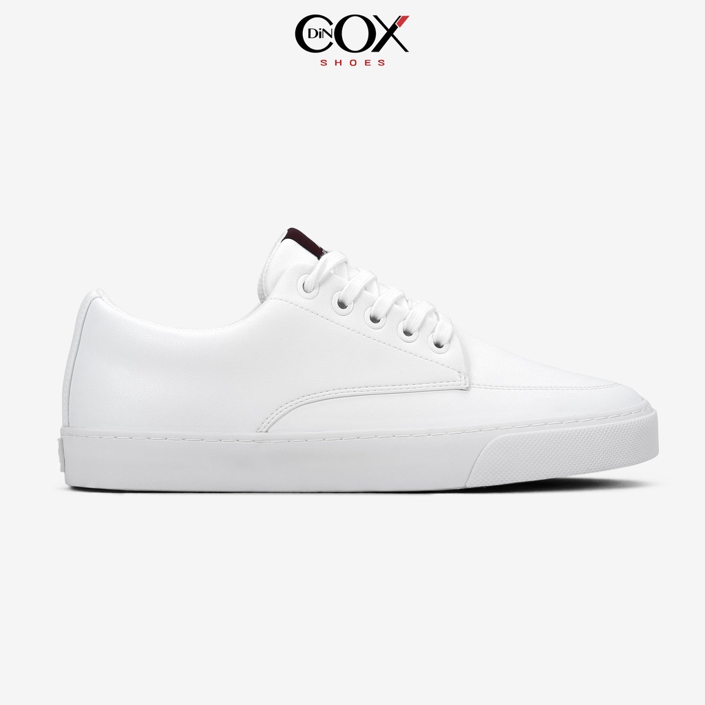 Giày Sneaker Da Nam DINCOX D06 Thể Thao, Năng Động Full/White