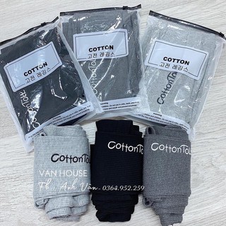 Quần legging len tăm nữ thêu chữ