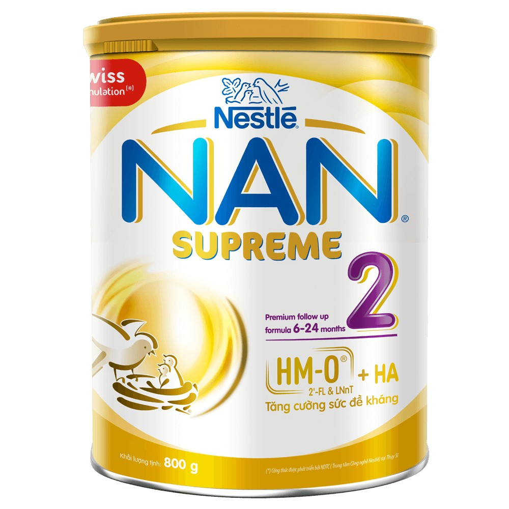 Sữa bột NAN Supreme số 2 lon 800g