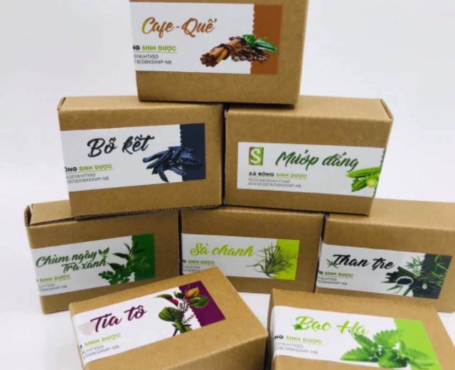 Xà Bông Tự Nhiên Sinh Dược 100gr 10 mùi (Mua 3 cục Tặng 1 túi lưới) | BigBuy360 - bigbuy360.vn