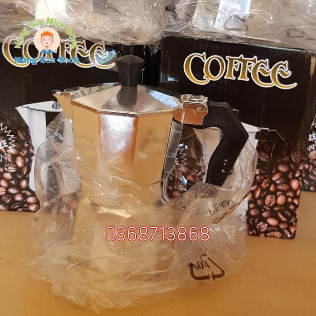 2 cup 100ml Ấm pha cà phê Moka Pot Express