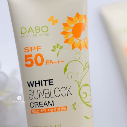 Kem chống nắng Dabo white sunblock cream SPF50