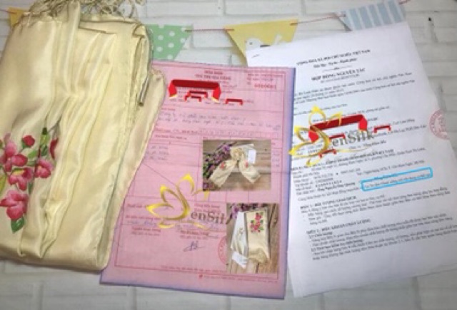 Khăn Lụa SenSilk Luxury Hồng