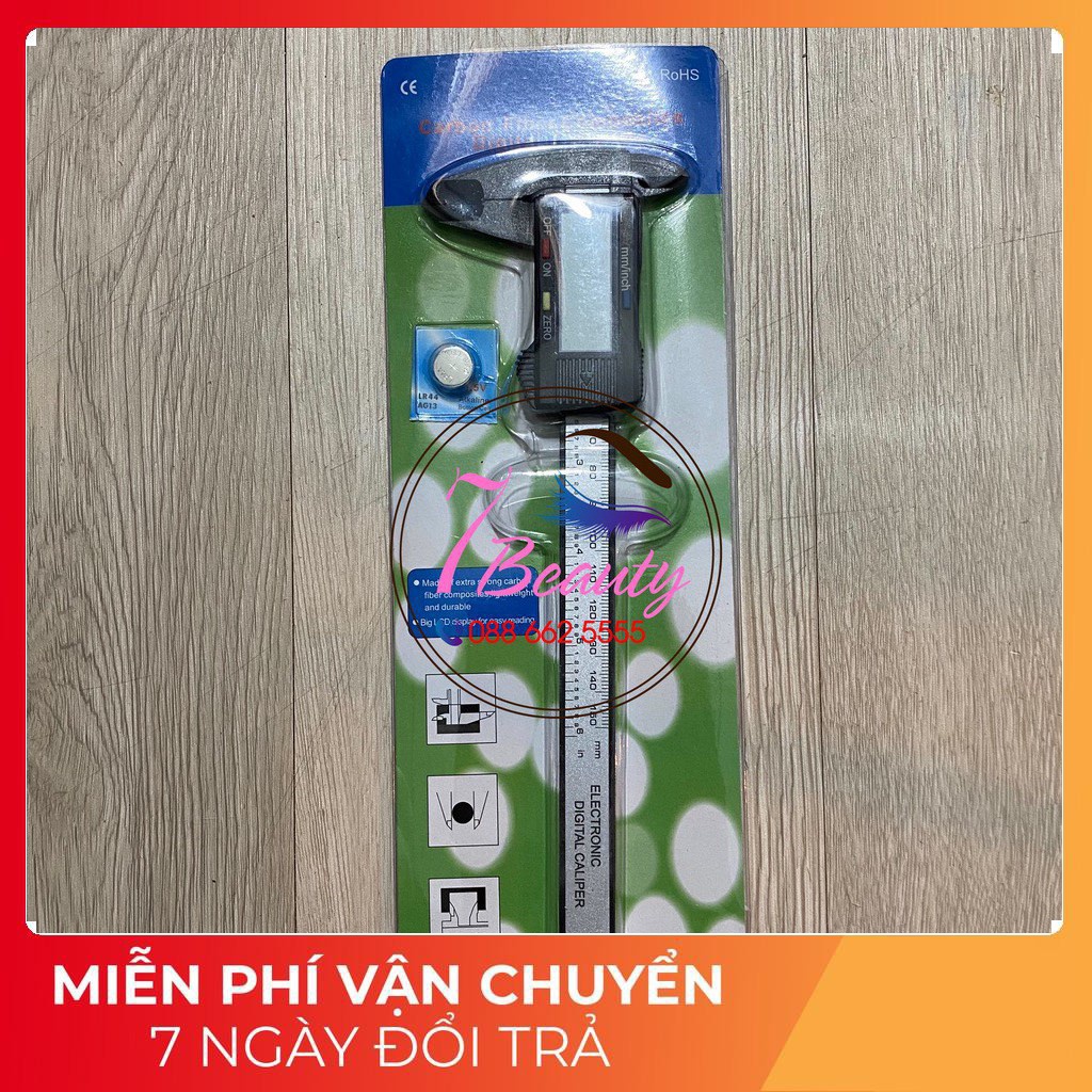 THƯỚC KẸP ĐIỆN TỬ - Giúp thợ phun xăm đo lông mày chính xác-dụng cụ phun xăm