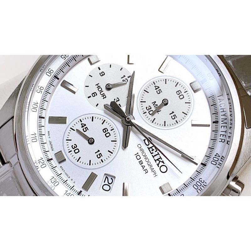 ĐỒNG HỒ NAM SEIKO CHRONOGRAP WHITE SSB375P1 CHÍNH HÃNG GIÁ RẺ