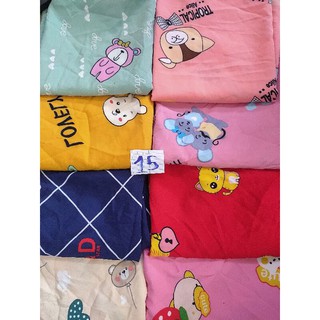 set vải lụa may đồ bé