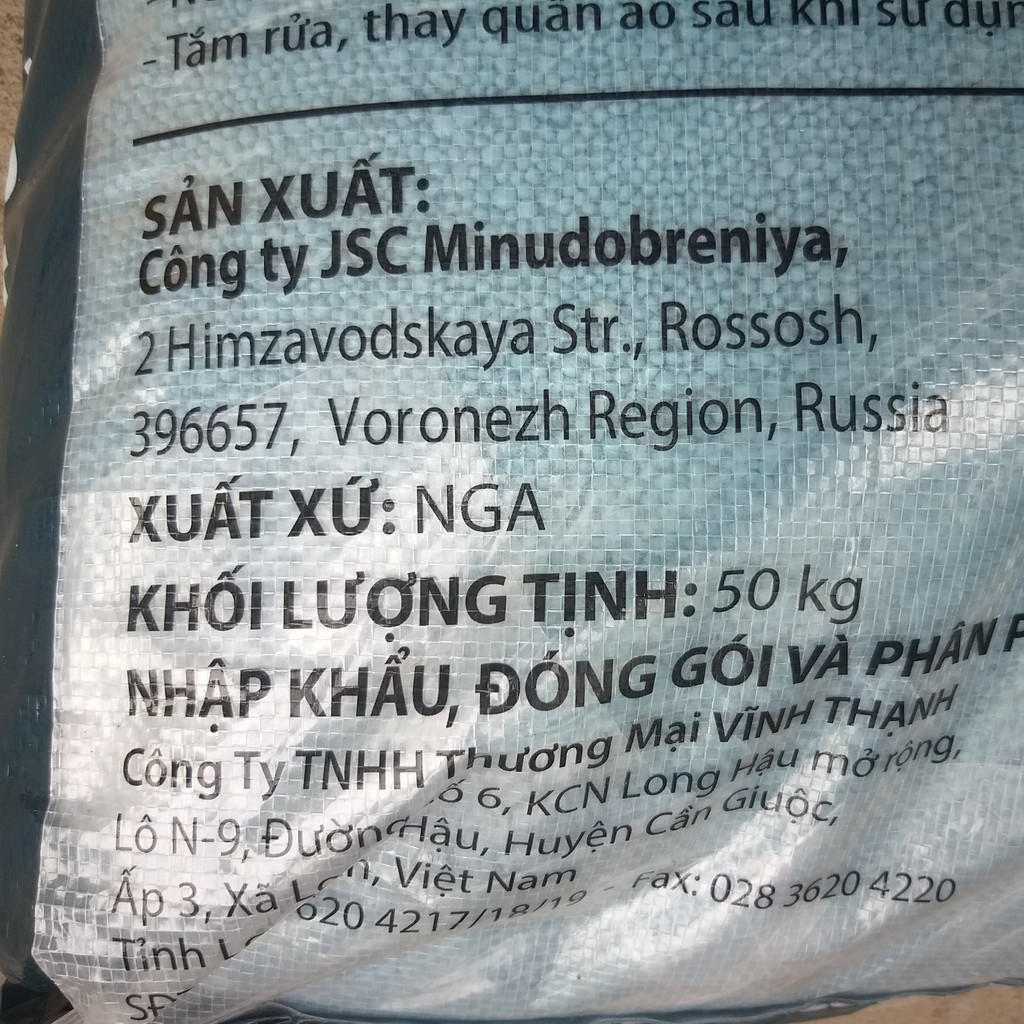 (500g) Phân Bón NPK 16-16-16 Nhập Khẩu Nga, công nghệ tháp cao hàng đầu thế giới