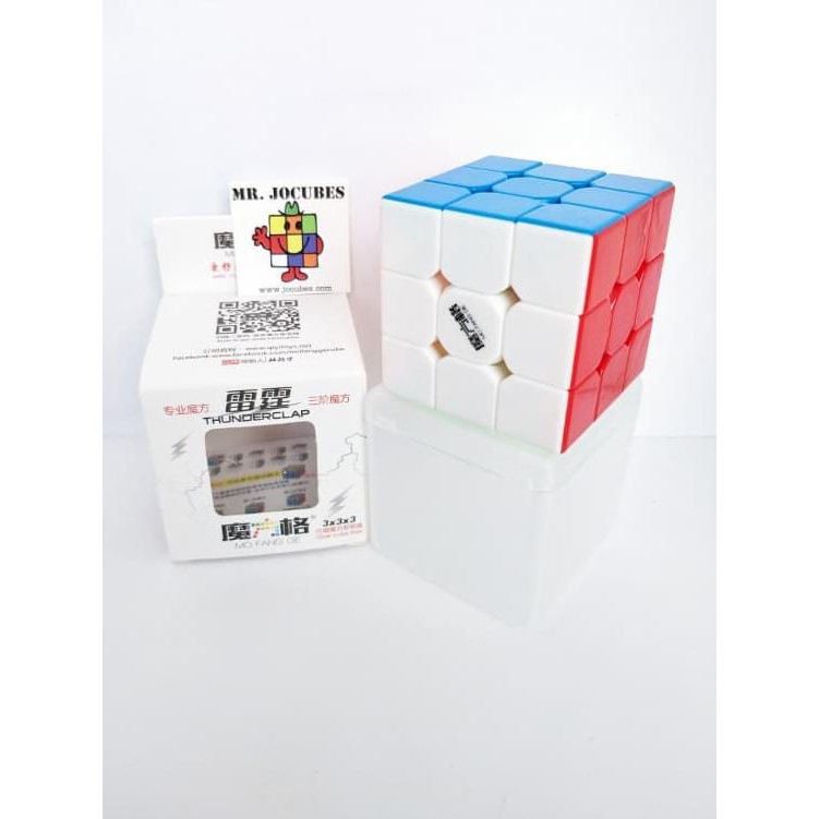 Khối Rubik 3x3 Qiyi Thunderclap V1 Màu Đỏ