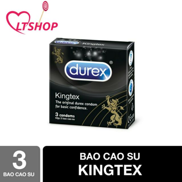 Bao Cao Su Durex Kingtex 3 bao