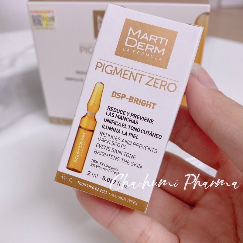 martiderm pigment zero dsp bright dưỡng sáng đều màu da giảm đốm sắc tố