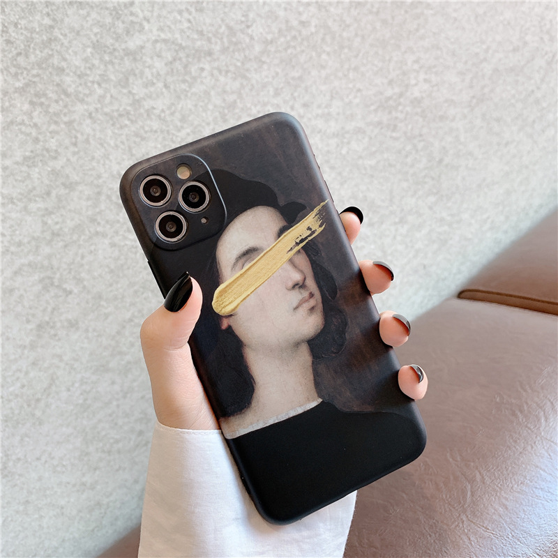 Ốp Điện Thoại Mềm Họa Tiết Nghệ Thuật Cho Apple Iphone11Promax X / Xs / Xr 8plus | BigBuy360 - bigbuy360.vn