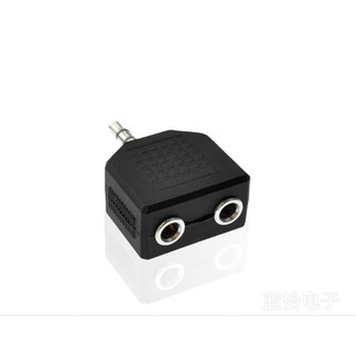 Đầu chia jack loa chuẩn 3.5 từ 1 ra 2