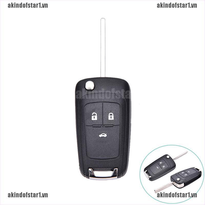 Vỏ Bọc Chìa Khóa 3 Nút Bấm Thay Thế Cho Xe Chevrolet Chất Lượng Cao