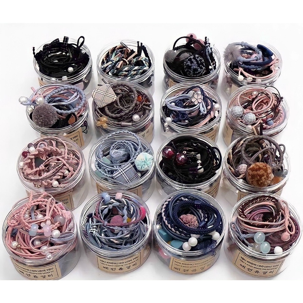 Hộp Cột Tóc Dễ Thương Cho Mẹ và Bé (24CT)