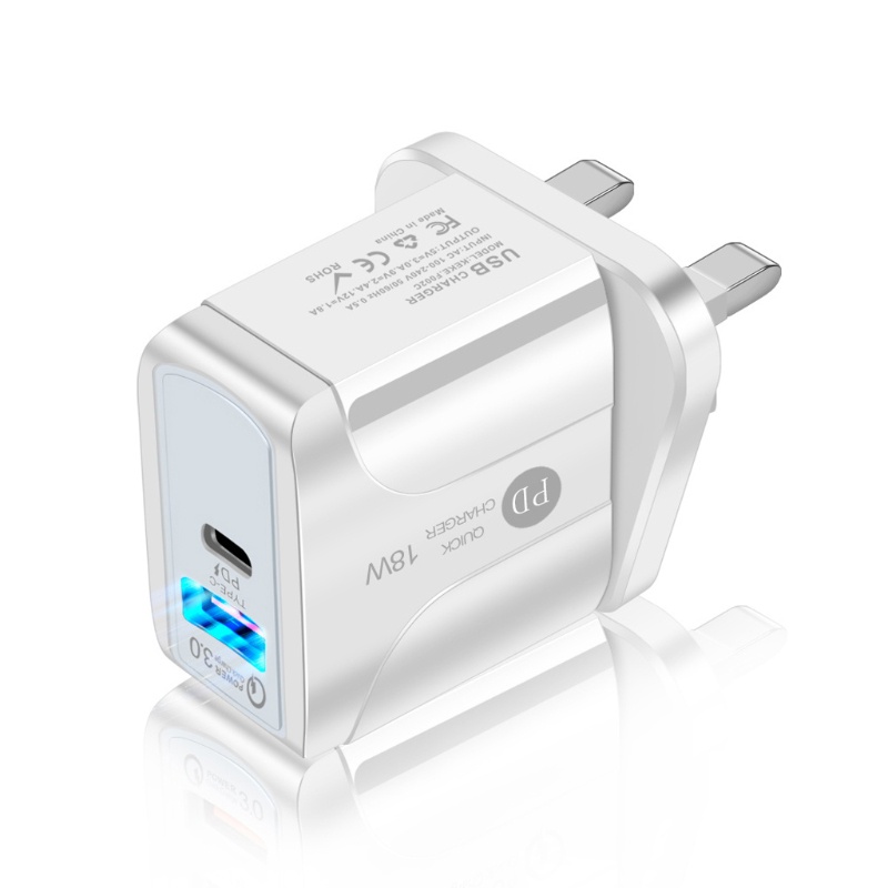 Củ Sạc Nhanh bonj EU US UK QC3 0 18w USB Cho Điện Thoại