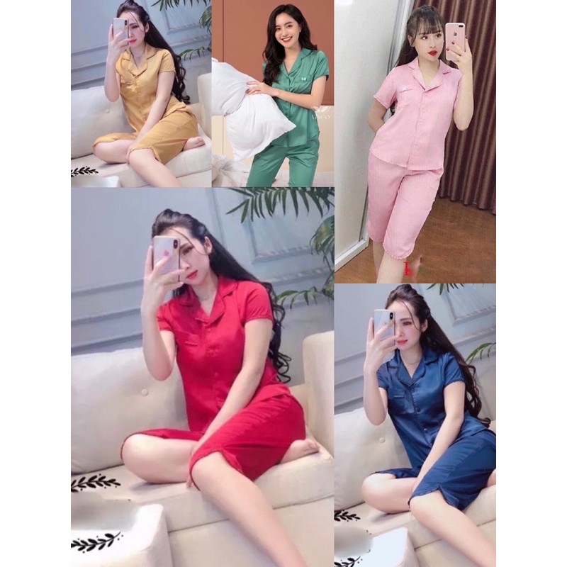 [Đồ Ngủ Tiểu Thư] 50-100kg Bigsize Cao Cấp Kiểu Dáng Đẹp Vải Satin Lạnh Mặc Cực Thích | BigBuy360 - bigbuy360.vn
