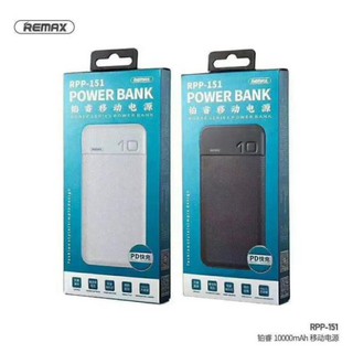 Sạc dự phòng hỗ trợ sạc nhanh 18W + sạc nhanh 3.0 10000mah Remax RPP151