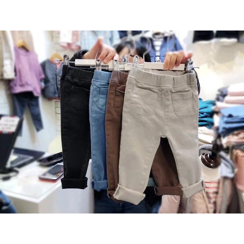 CÁC LOẠI QUẦN JEAN, QUẦN KAKI, QUẦN NỈ LÓT LÔNG CHO BÉ TRAI, GÁI - QUẦN THU ĐÔNG TRẺ EM DÀY DẶN CỰC ẤM